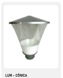 LUMINARIA CONICA