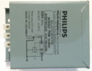 BALASTO DE VAPOR DE SODIO 50/70W -PHILIPS