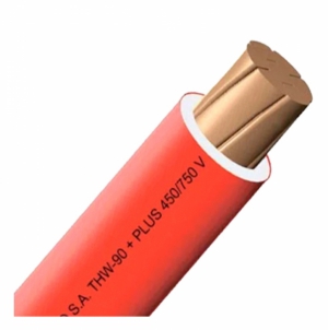 CABLE THW-90+PLUS 450/750V 10AWG ROJO